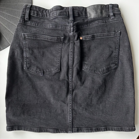 NWOT H&M Black Denim Skirt - Picture 2 of 5